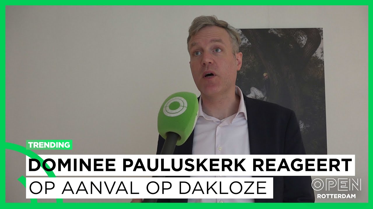 Dominee Pauluskerk reageert op aanval dakloze | TRENDING