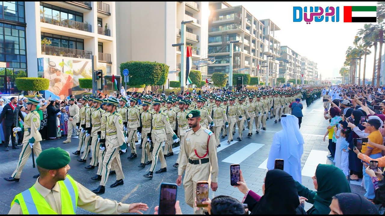 UAE National Day Celebrations | Eid Al Etihad 54 Parade City Walk Dubai