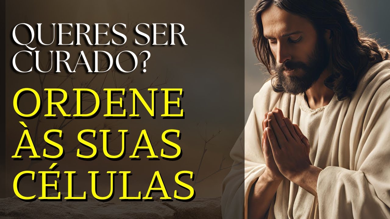 Ordene e seja curado agora SUAS C&Eacute;LULAS OBEDECEM AO COMANDO DA VIDA.