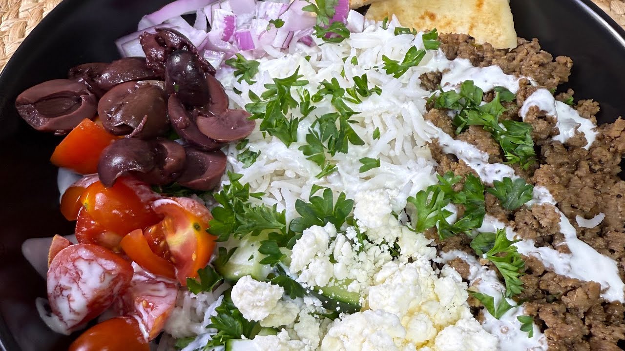 Mediterranean Ground Beef Bowl | Easy 30-Minute Dinner