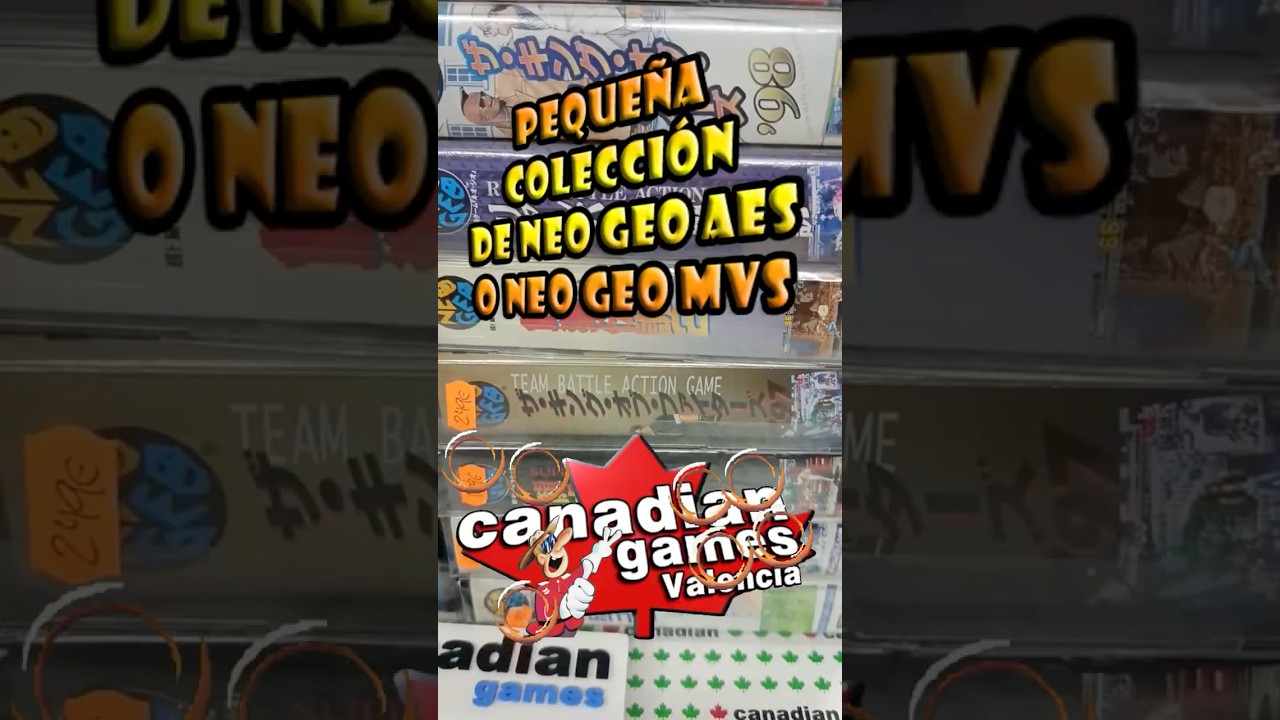 ✨🕹️ Canadian Games - Valencia: Pequeña colección de Neo Geo AES o Neo Geo MVS (2026) ✨🕹️