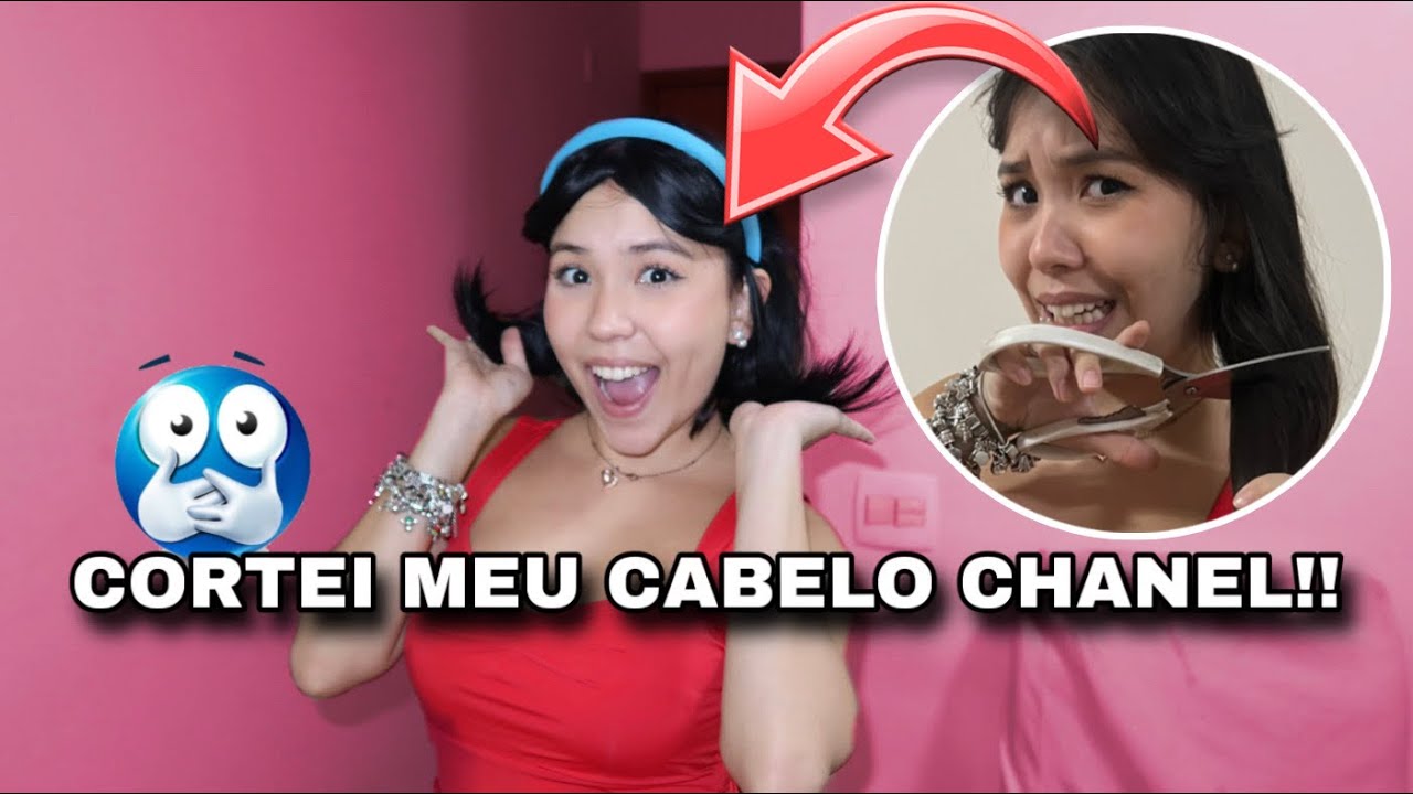 CORTEI MEU CABELO CHANEL!!! *trollagem*