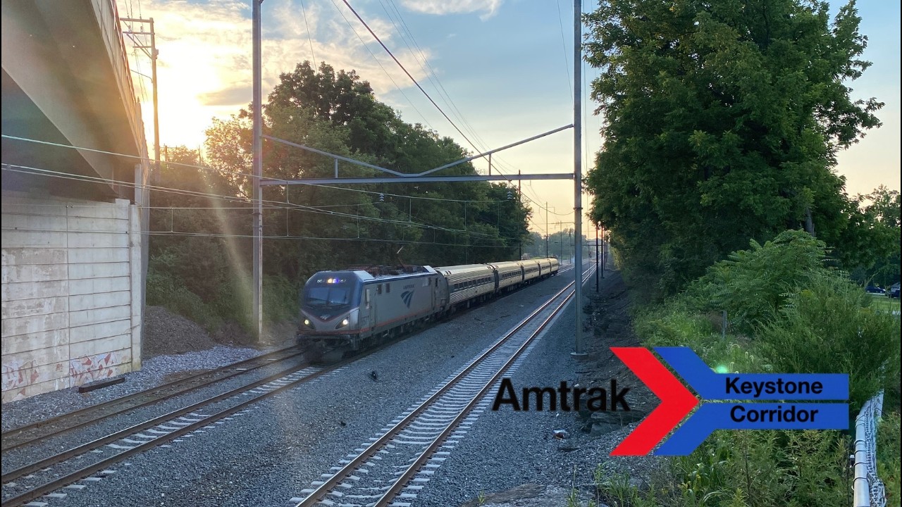 Amtrak Keystone Corridor - Late July 2025