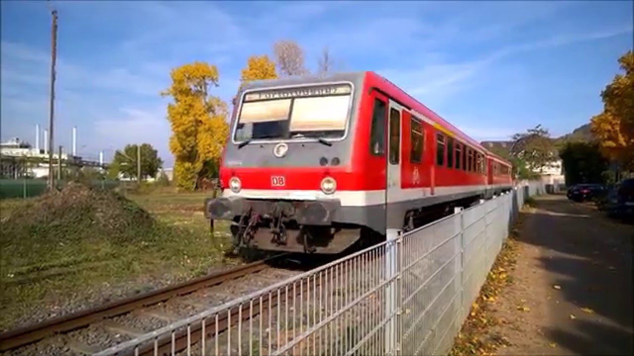Abschied des VT 628 von der Weschnitztalbahn