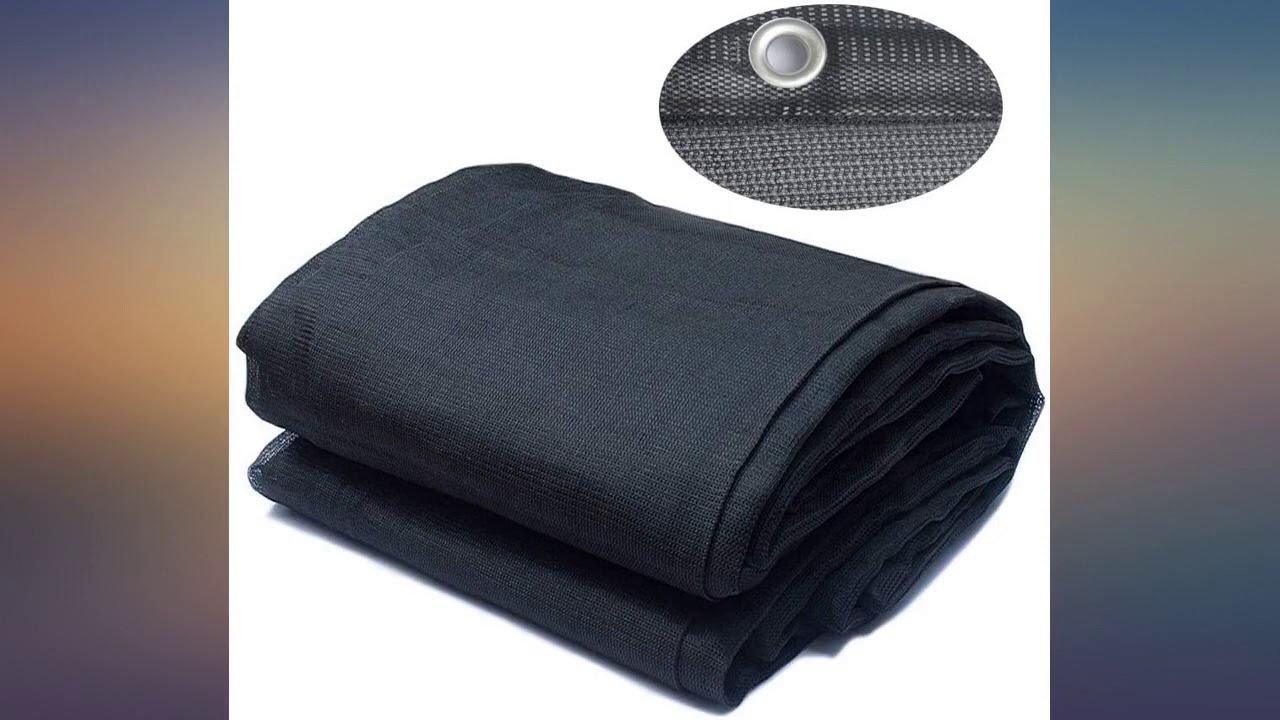 Chiglia Heavy Duty Mesh Tarps 10ft X 10ft Shade Mesh Net Cloth Tarp review
