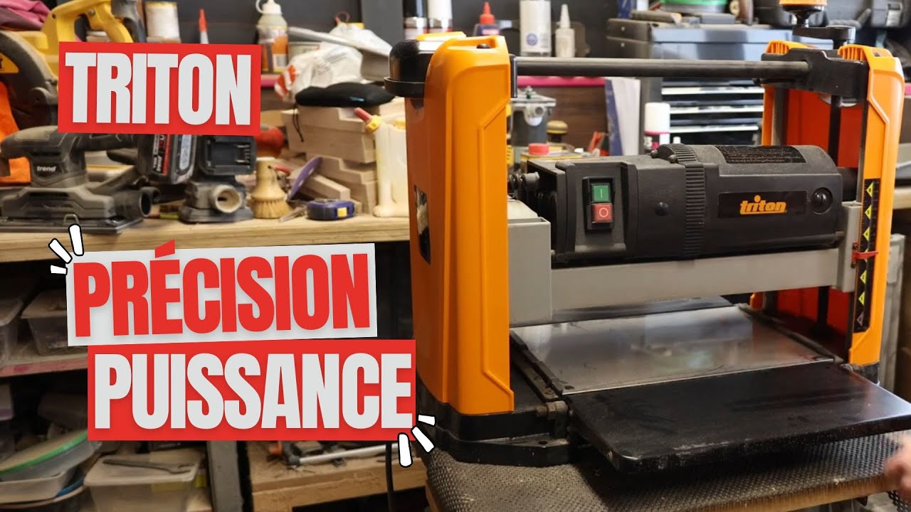 Découverte de la raboteuse Triton TPT 125 : Répond-elle à toutes vos exigences en atelier ?