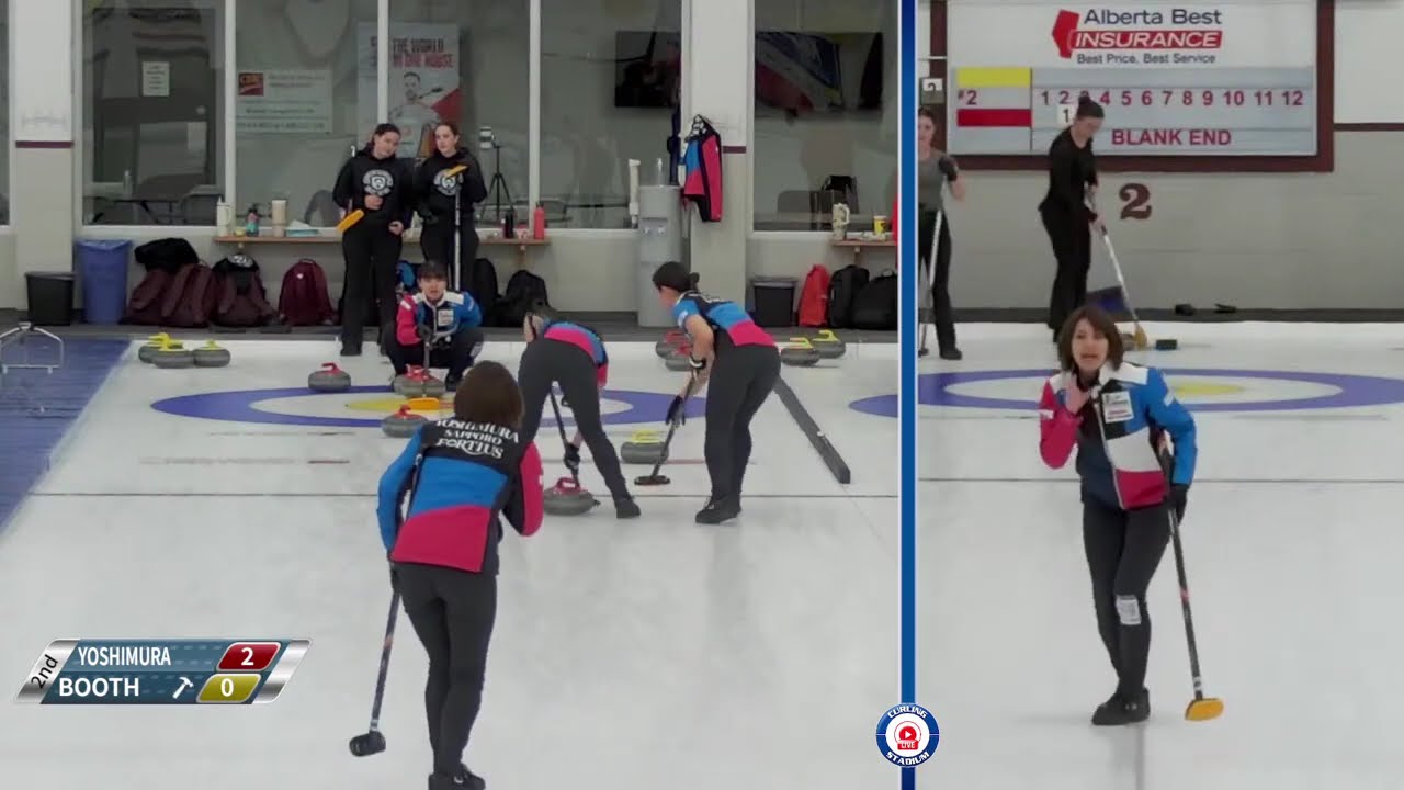 FEATURE Sayaka Yoshimura vs Claire Booth  Draw 5  Hack2House Alberta Curling Series Womens Major XCM