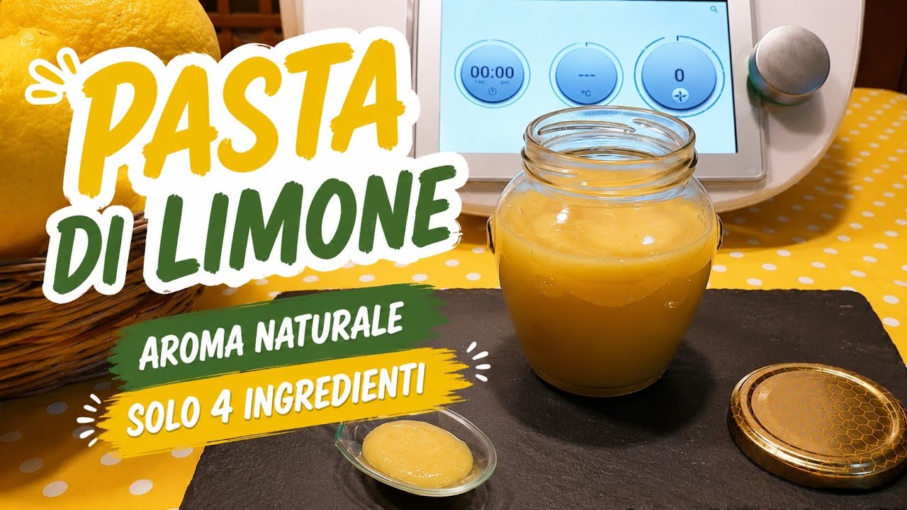Pasta di limone per bimby TM7 TM6 TM5 TM31 TM21