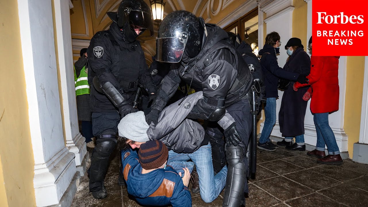 Russian Police Crack Down On Massive Anti-War Protests Across The Country