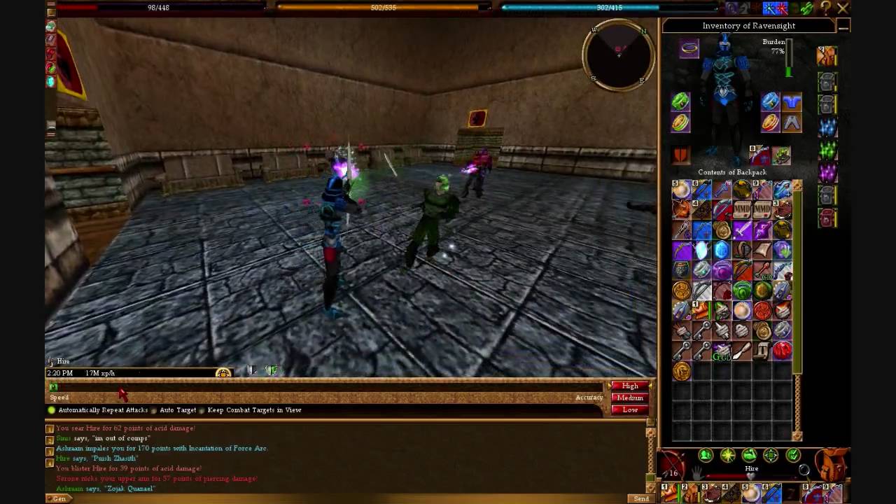 Asheron's call archer pvp
