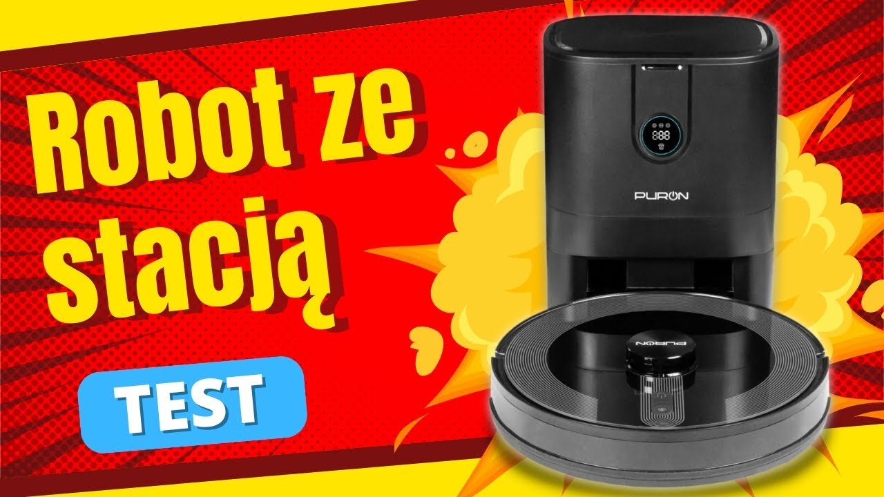 PURON PR12 PRO - Test Robota Sprzątającego ze Stacją Opr&oacute;żniającą