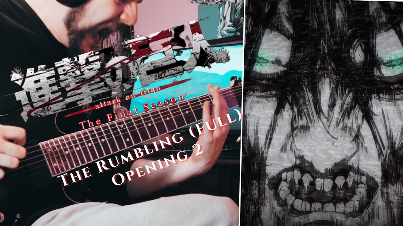[🎸TABS] Attack On Titan: The Final Season FULL OP 2 (Guitar Cover)『The Rumbling』進撃の巨人 | SiM