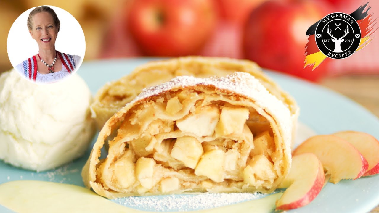 Как приготовить яблочный штрудель (Apfelstrudel) ✪ MyGerman.Recipes