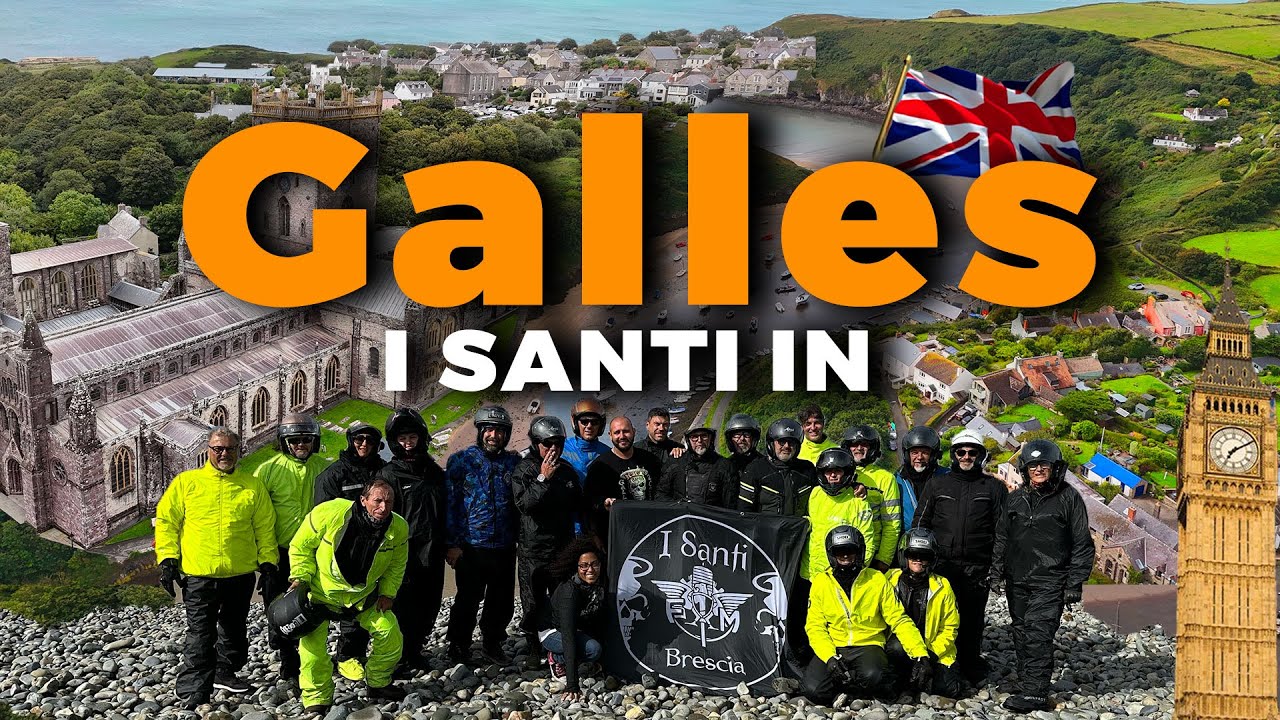 GALLES in MOTO - I SANTI DI BRESCIA - Harley Davidson Vlog ☠️