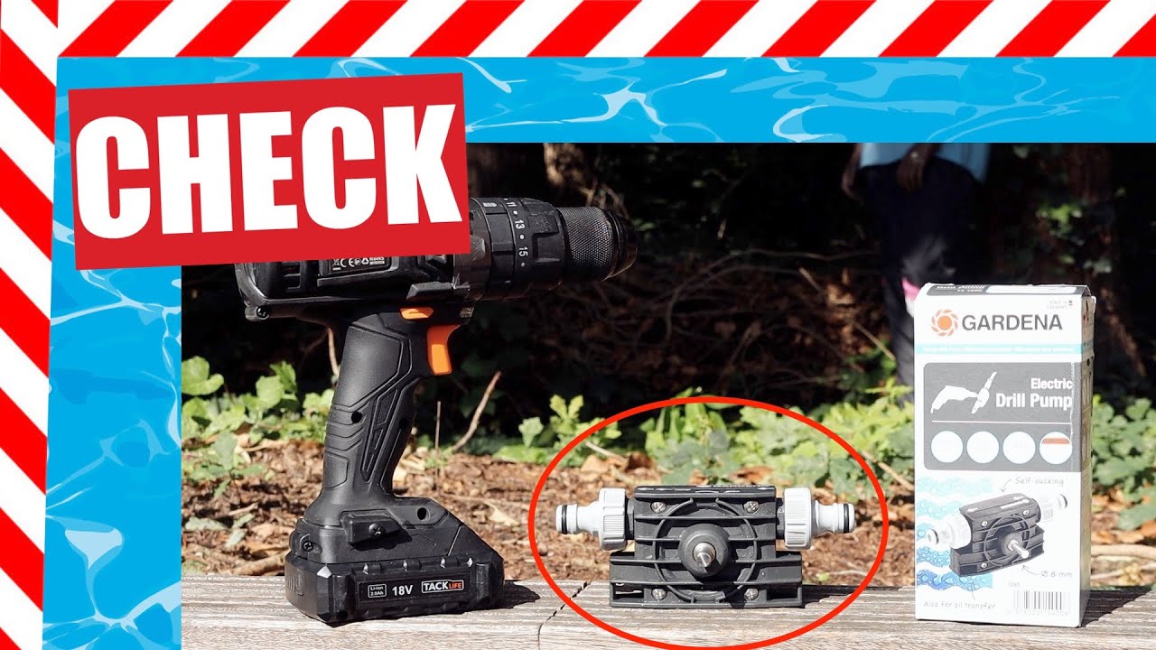 ✅PUMPE F&Uuml;R DEN AKKUSCHRAUBER / Bohrmaschine TEST