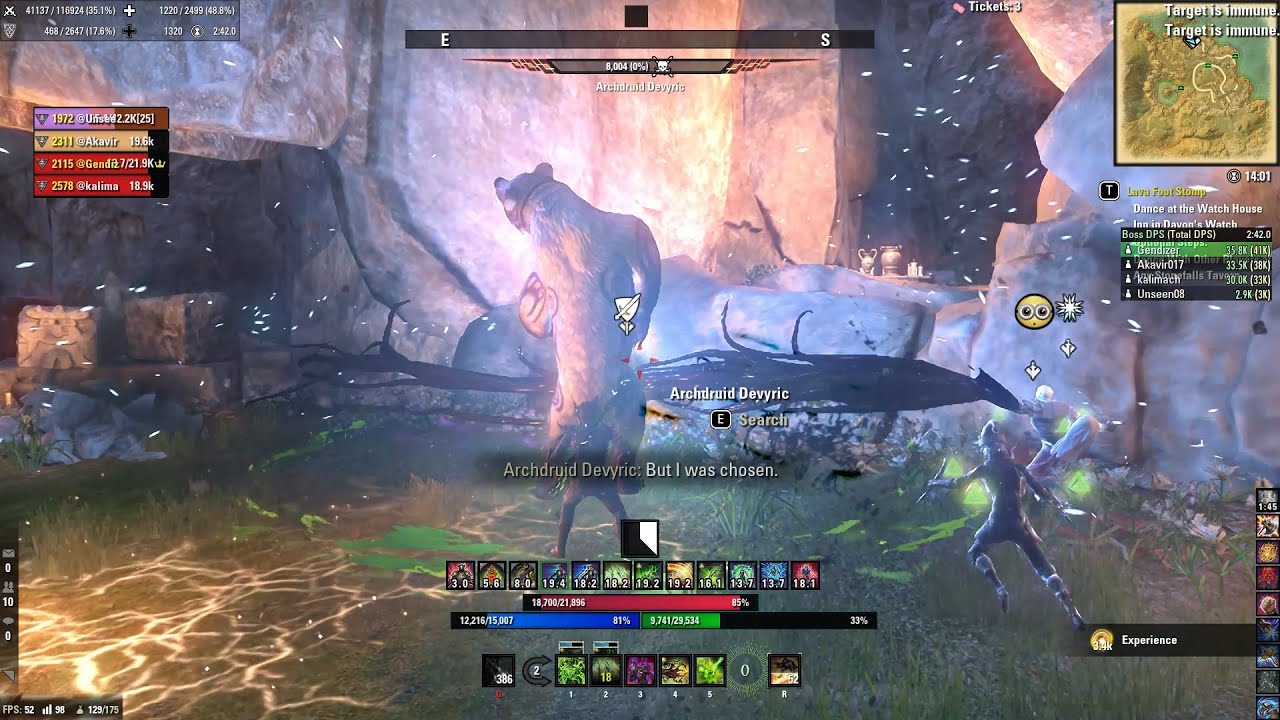 [ESO] Earthen Root Enclave Trifecta 14:01 | 3 dds + tank | Arcanist dd POV