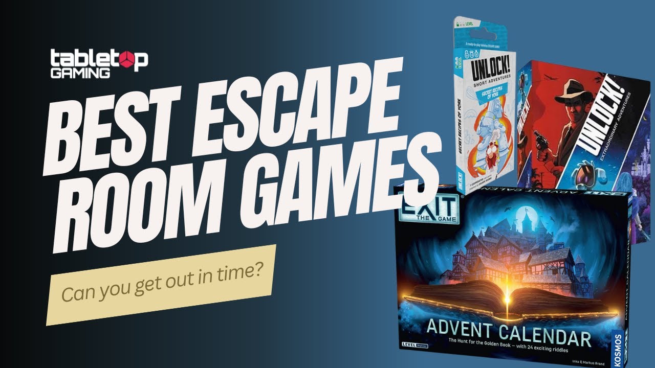 Top Escape Room Games to Play at Home: From Exit To Unlock And Beyond!