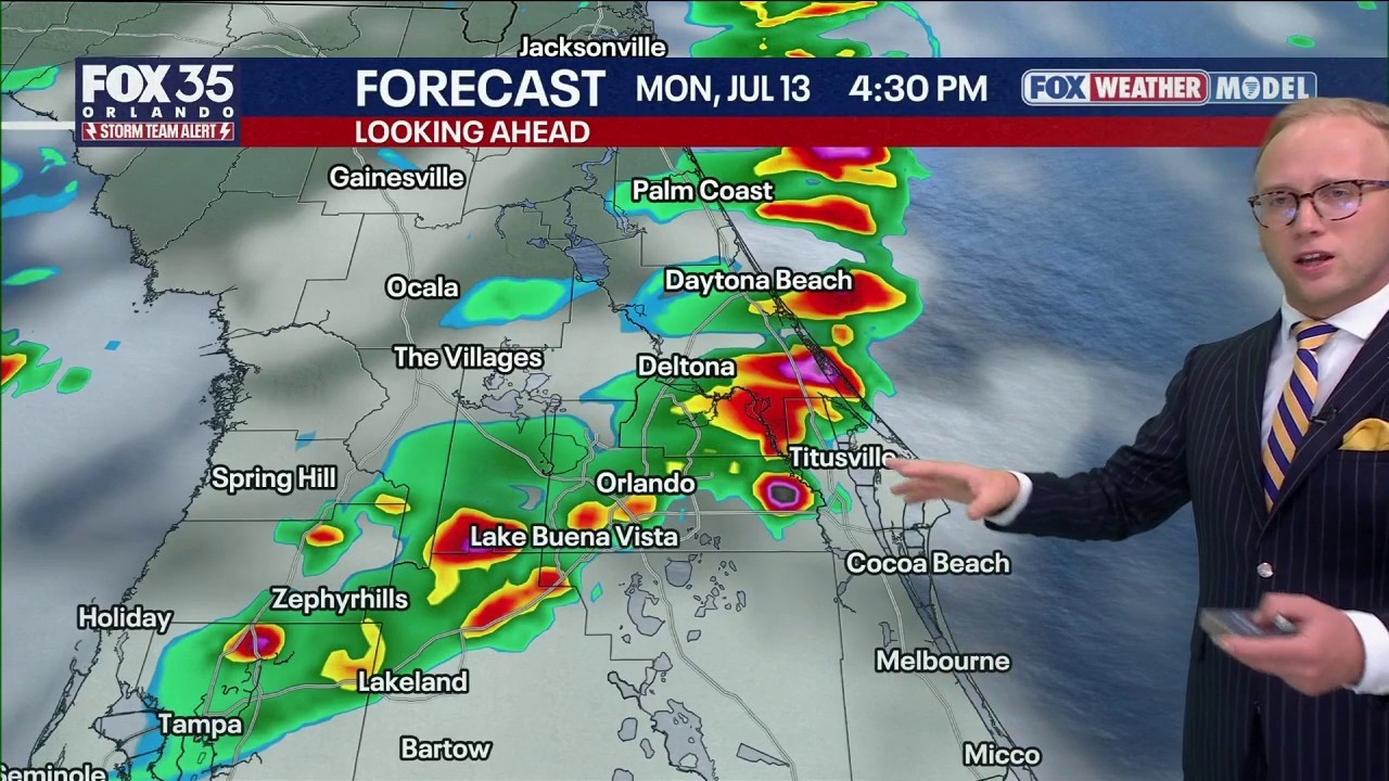 Прогноз погоды в Орландо: новые штормы и очередная волна жары