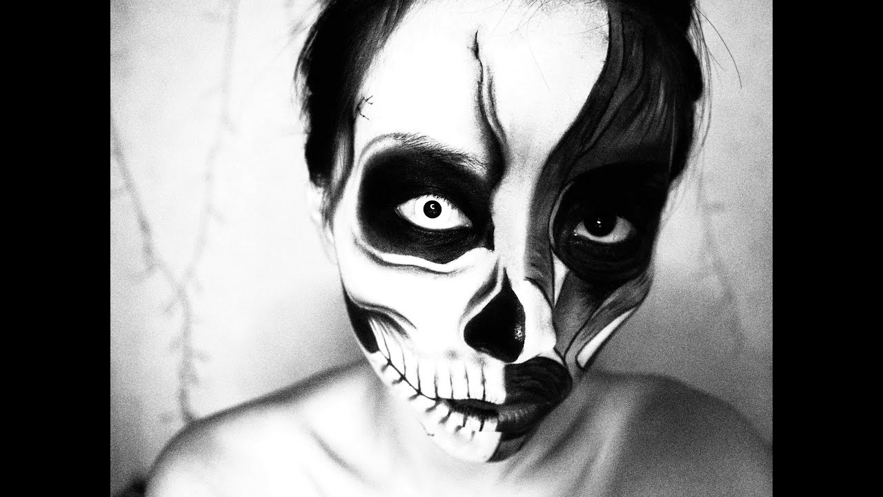 Halloween Makeup☆ Skull/Skeleton Makeup Tutorial