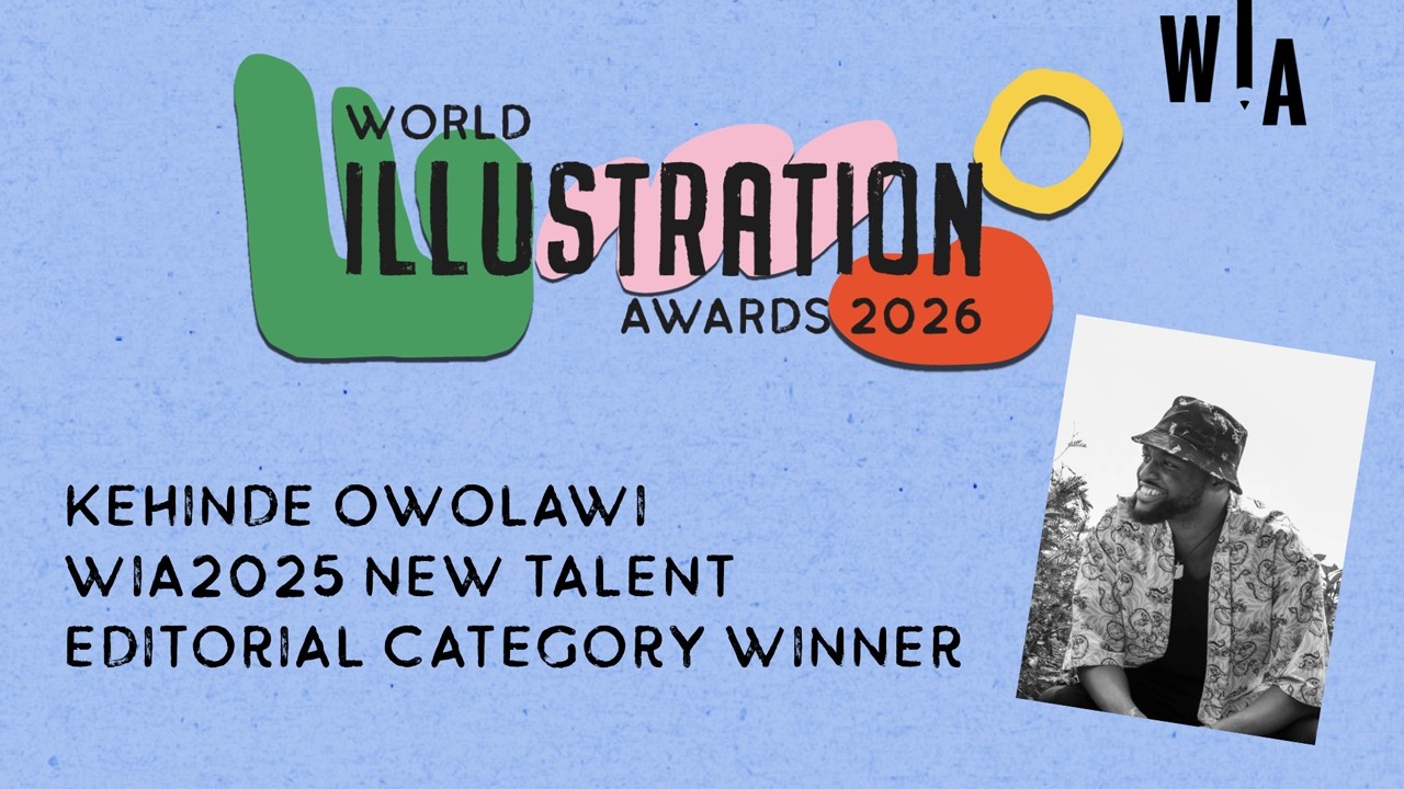 World Illustration Awards 2025 Winner Interview with Kehinde Owolawi