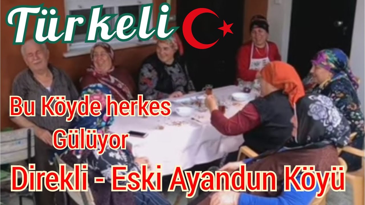 🇹🇷Sinop - Türkeli - Direkli Köyü | Eski Ayandun Mahallesi | Güleryüzlü İnsanların Köyü