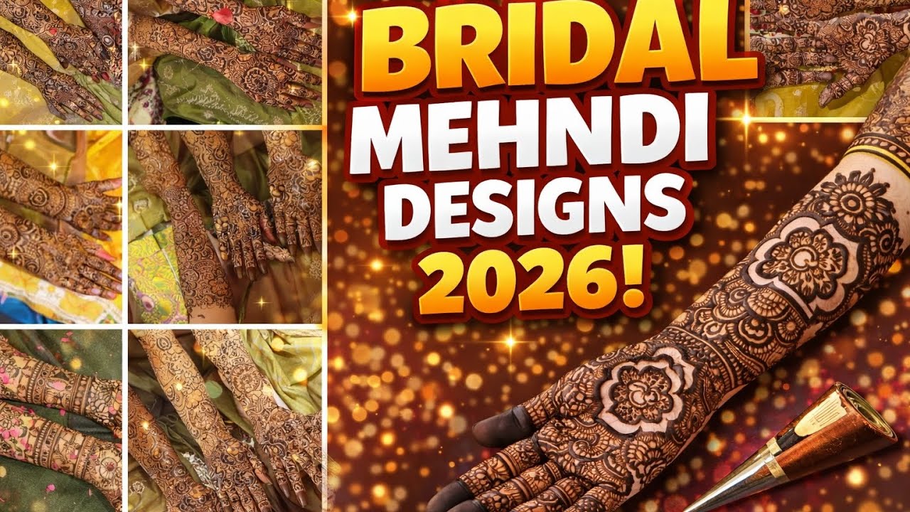 50+ bridal mehndi🌿🌼🌸 designs images 2026 | new bridal mehndi designs 