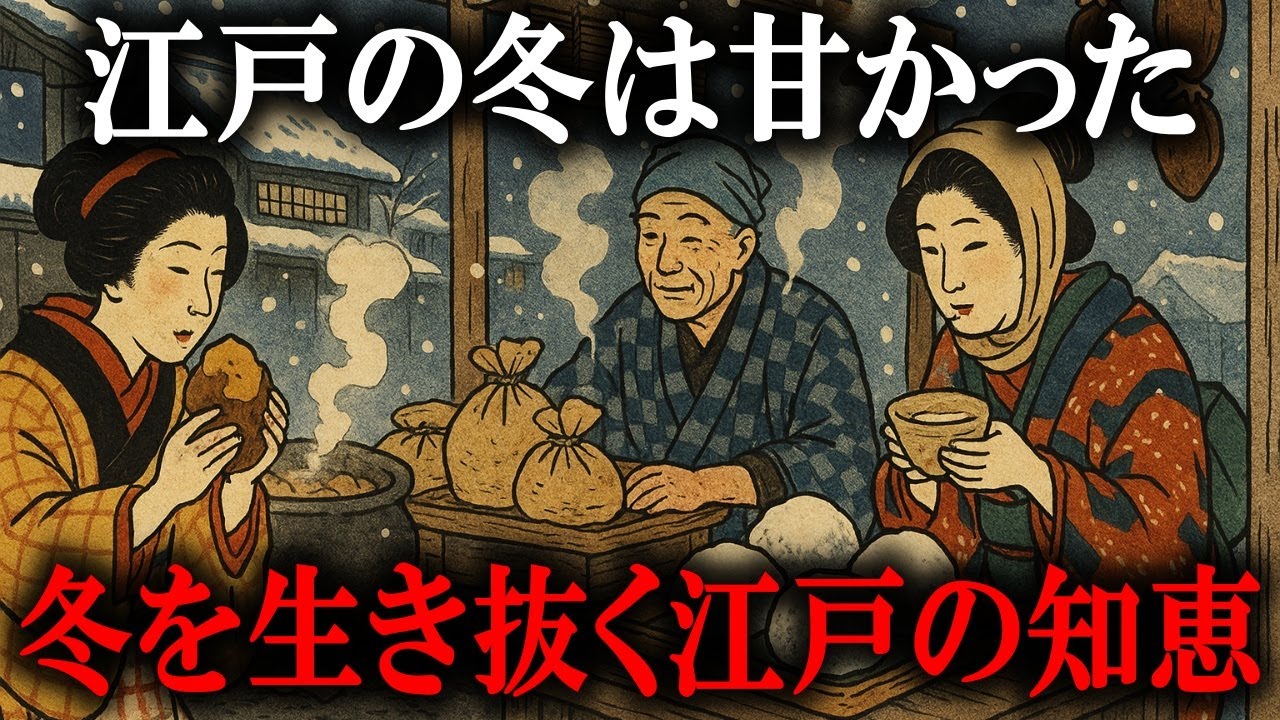 冬の江戸にスイーツブーム到来？焼き芋・甘酒・大福…庶民が愛した甘味の歴史