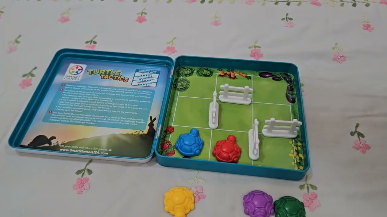 How to play Turtle Tactics Magnetic Game From  Unnati Library