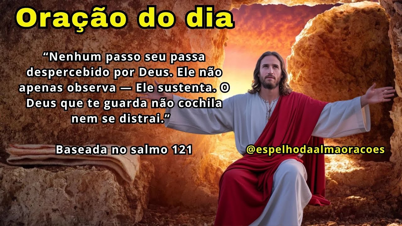 Nenhum passo seu passa despercebido por Deus. Ele não apenas observa — Ele sustenta.