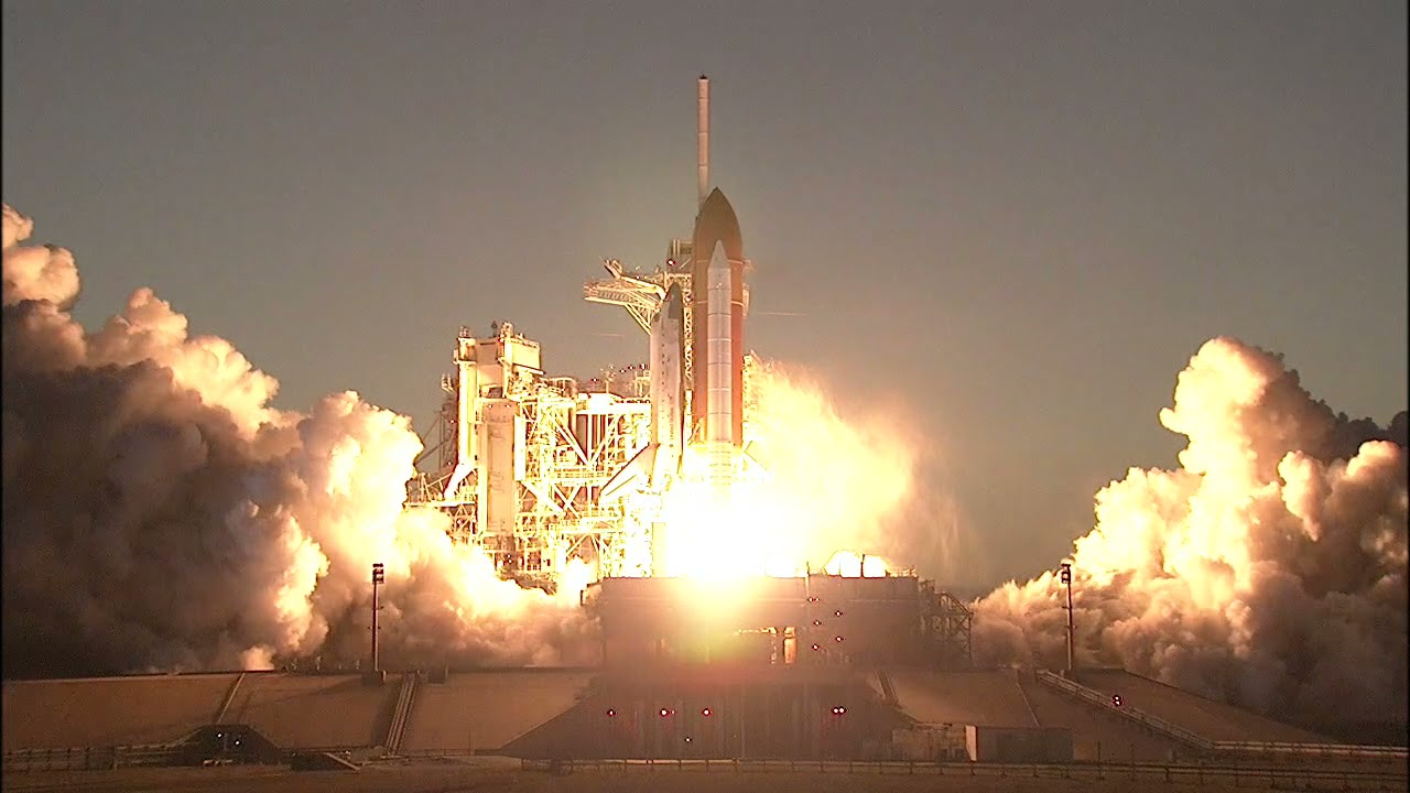 Space Shuttle Discovery launches on mission STS-119