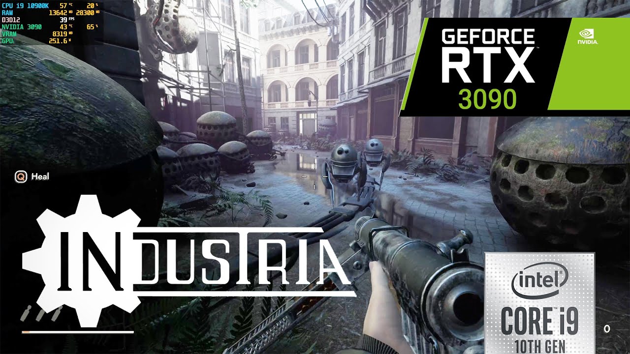 Industria : RTX 3090 24GB ( 4K Ultra Graphics )