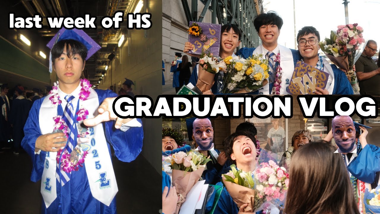 SURVIVING my LAST WEEK of HIGH SCHOOL | GRAD VLOG