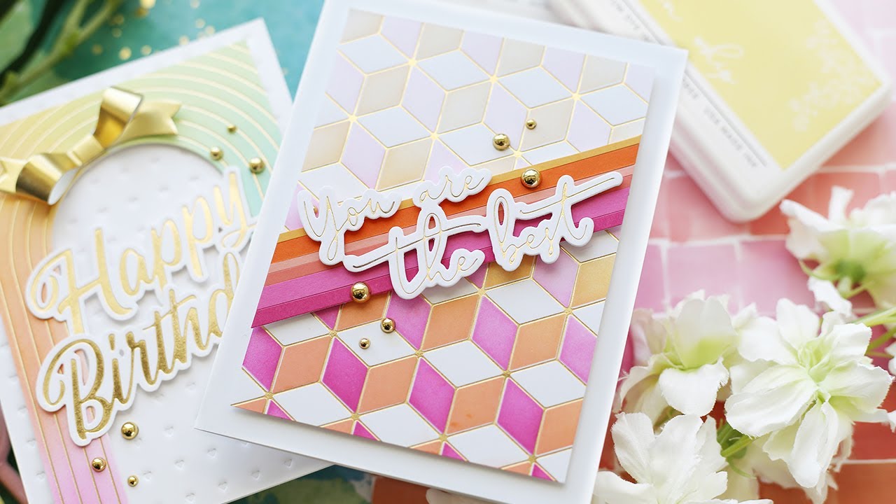 Pinkfresh Studio January 2022 Stamp, Die, Stencil, and Hot Foil Release
