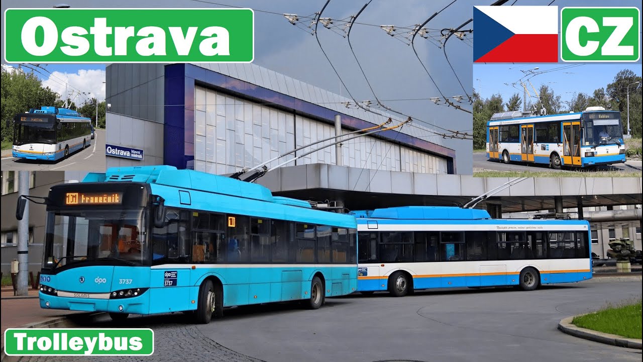 🇨🇿 OSTRAVA TROLLEYBUS 2020 | Trolejbusy v Ostravě【4K】