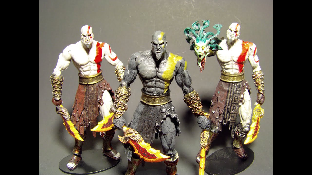 NECA DARK ODYSSEY KRATOS GOD OF WAR 2 ACTION FIGURE TOY REVIEW