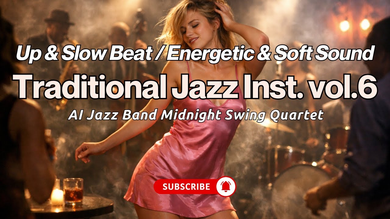 Traditional Jazz Inst. Music vol.6/ Up & Slow Beat / Energetic & Soft Sound / Midnight Swing Quartet