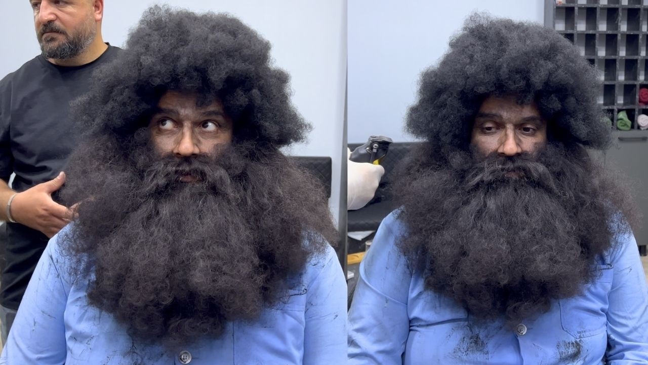10 Year Beard!! Homeless Man's AMAZING Transformation / he was given a rich life