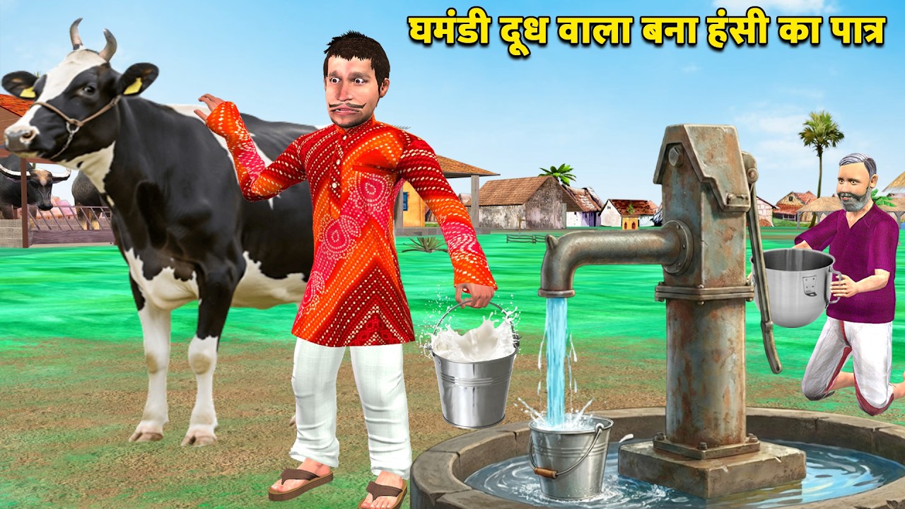 घमंडी दूध वाला बना हंसी का पात्र Ghamand Ka Anjaam Hindi Comedy Kahani