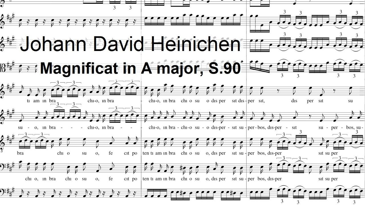 Johann David Heinichen - Magnificat in A major, S.90