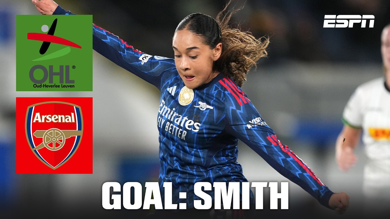 GOAL! 0-2: Olivia Smith finishes slick Arsenal move vs. OH Leuven | UEFA Women’s Champions League