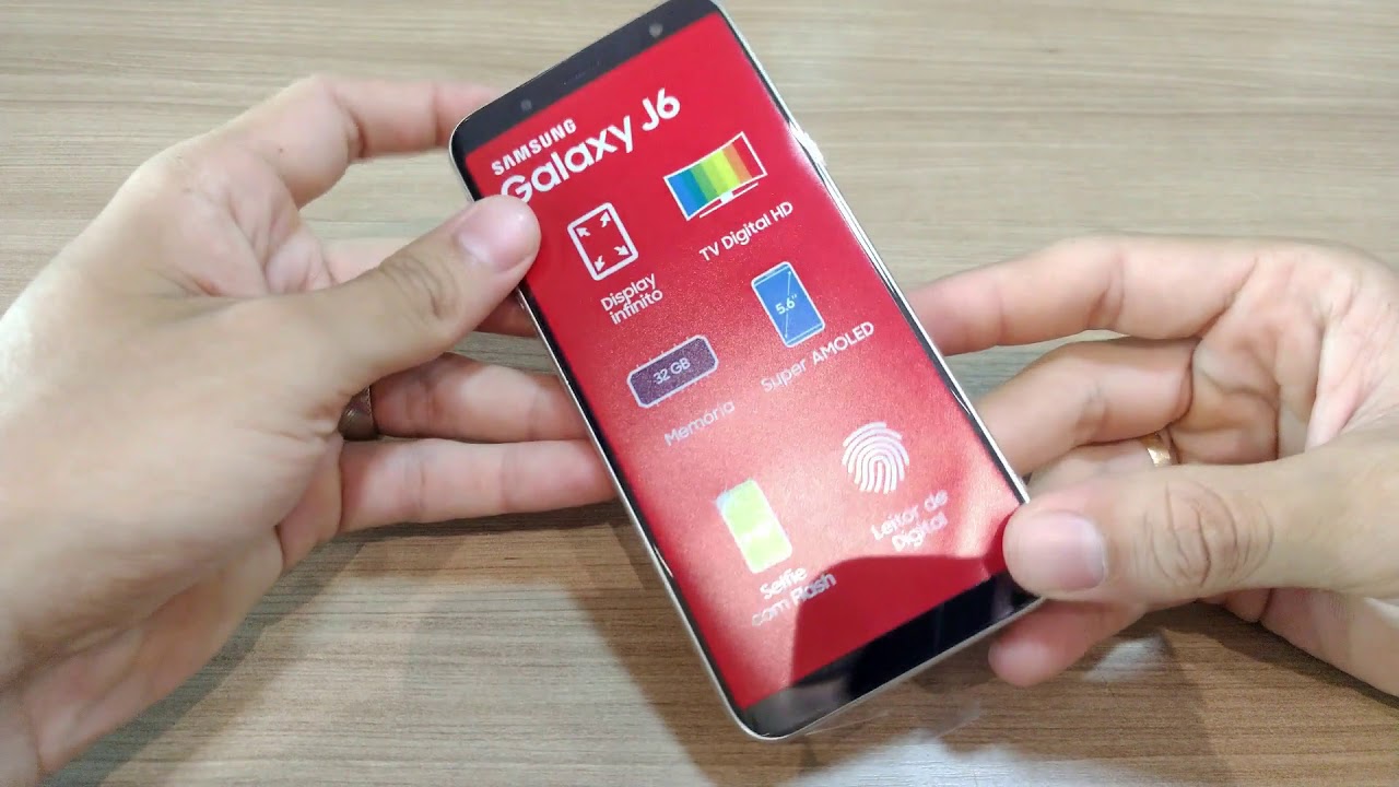 SAMSUNG GALAXY J6 TV | TELA INFINITA E TV DIGITAL | UNBOXING