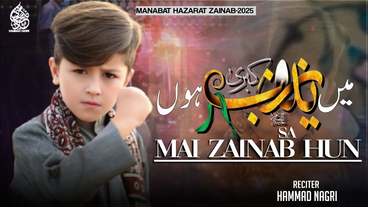 Main Zainab e Kubra Hoon | Hammad Ali Nagri | Manqabat Bibi Zainab 2025 |