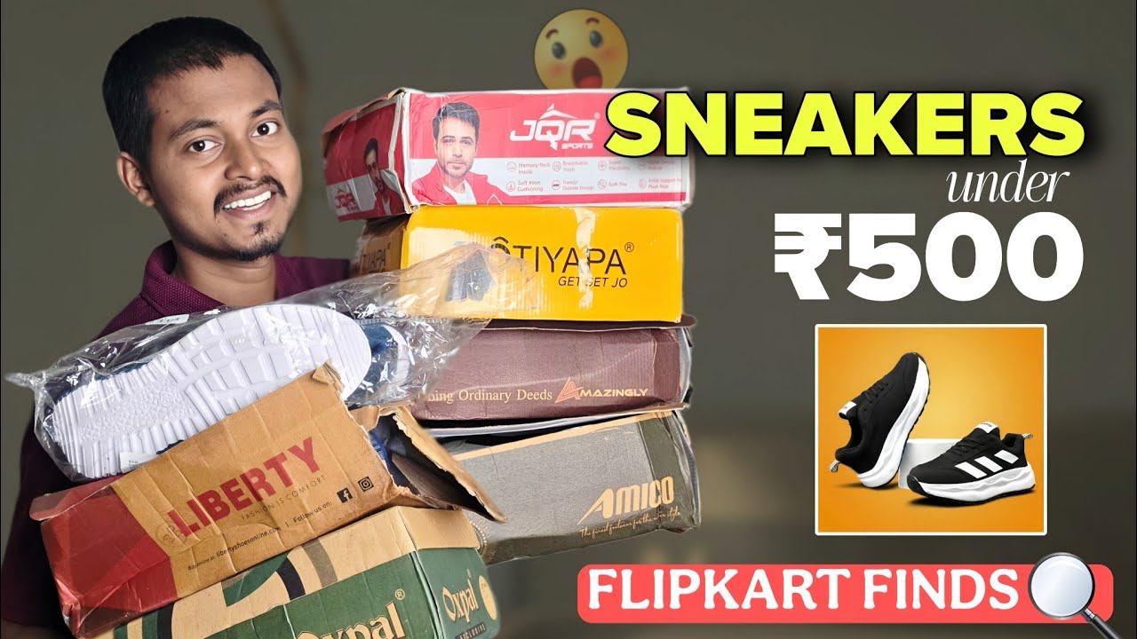 Bestsellers *MEN SNEAKERS/SHOES Under ₹500* from Flipkart | Best Flipkart Finds of Men Shoes
