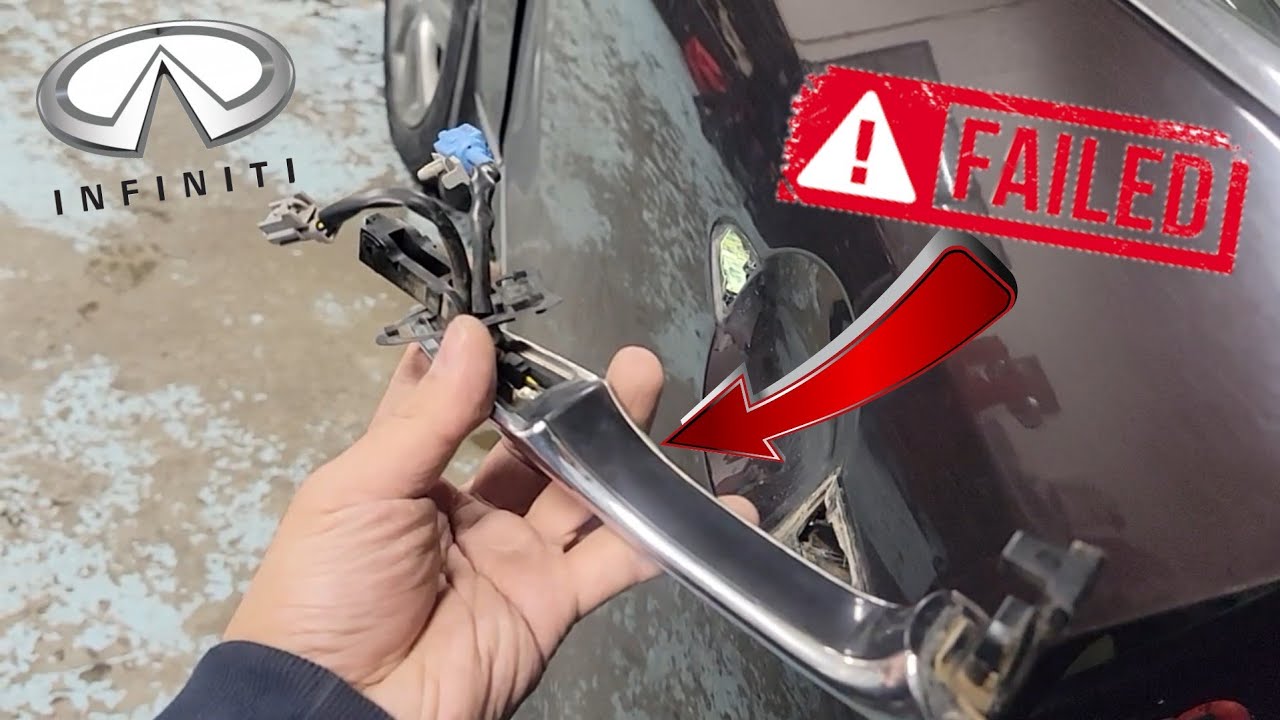 Установка дверной ручки Infiniti EX35 2008+! Часть 2 Видео #механик ##ремонт #сделайсам