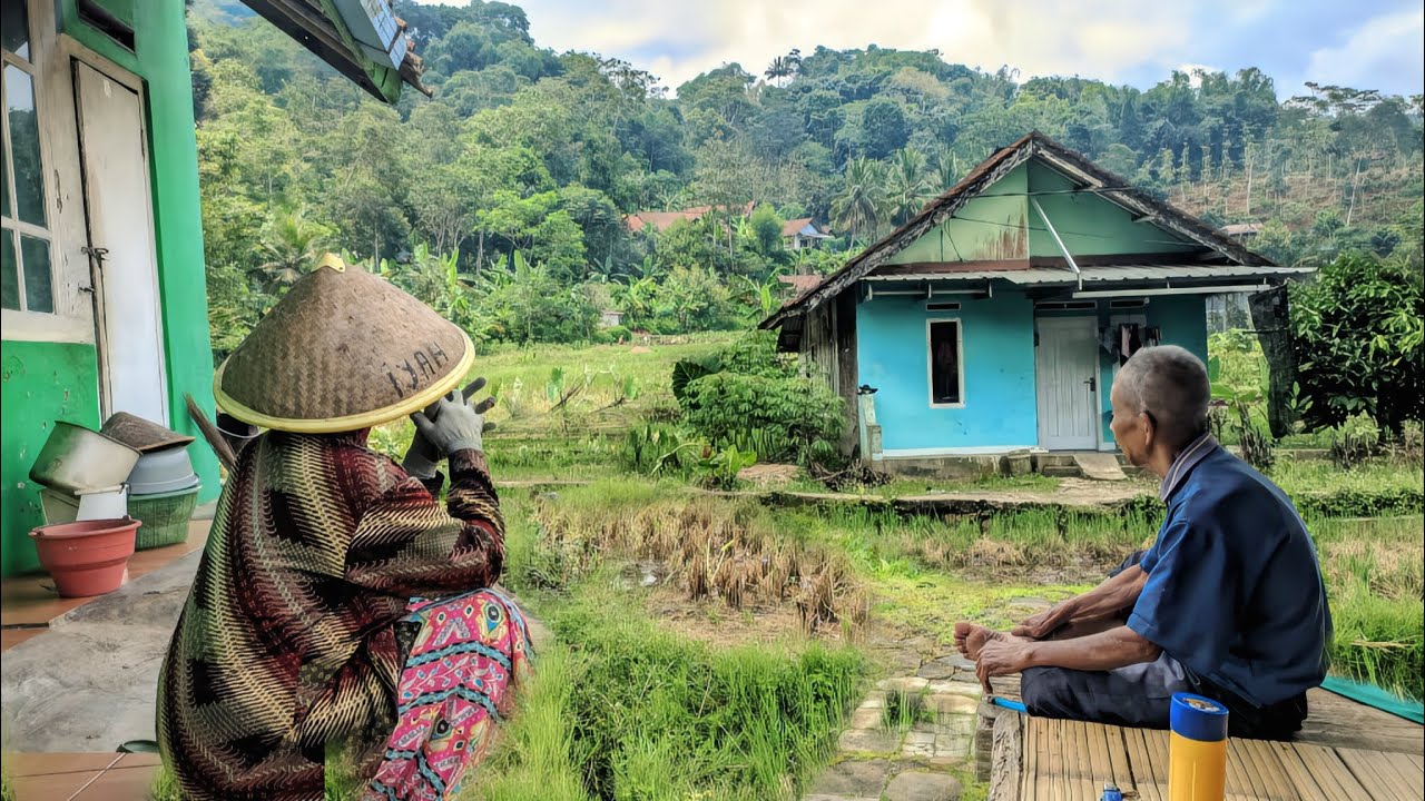 MENIKMATI MASA TUA DI KAMPUNG TERINDAH🌿😍DI PEDESAAN CIAMIS JAWA BARAT 