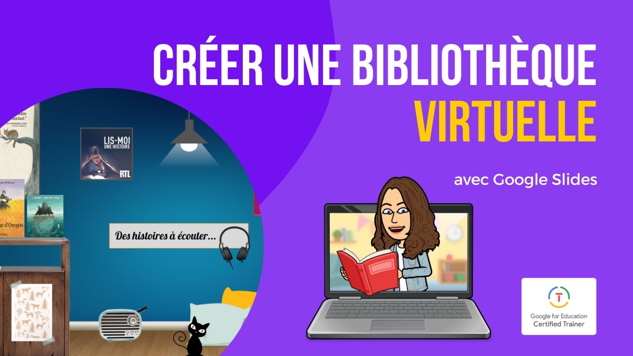 Créer une bibliothèque virtuelle avec Google Slides