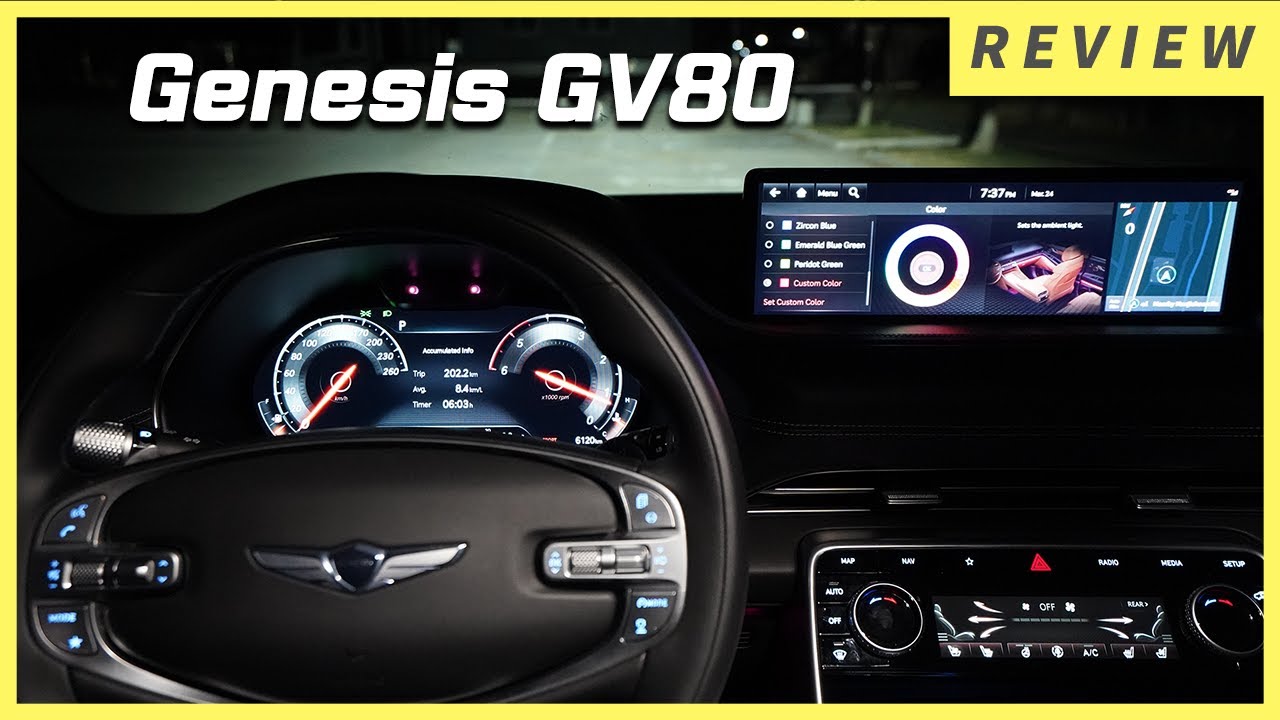 Genesis GV80 2021 - Let me show you how Genesis SUV shines at night. Is it better than Genesis G80?