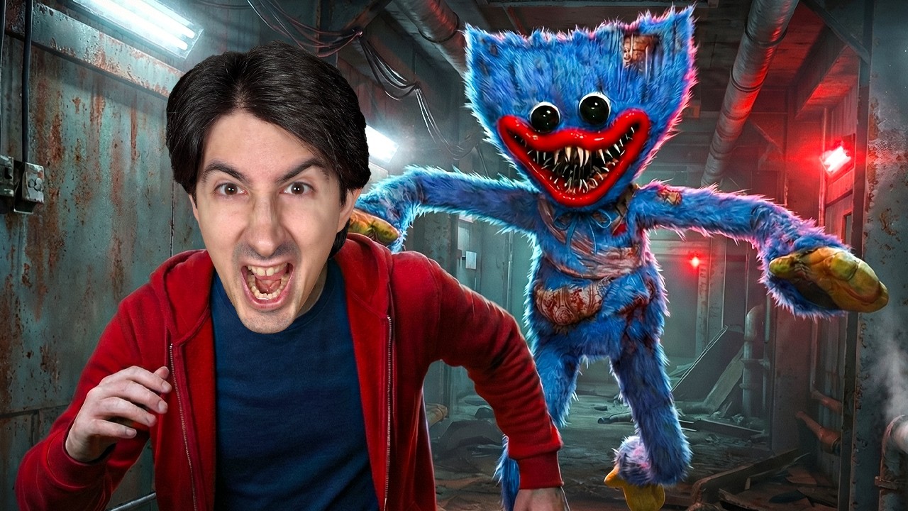Scappa da HUGGY WUGGY impazzito su POPPY PLAYTIME 5 (devastante) 😱 Parte 1
