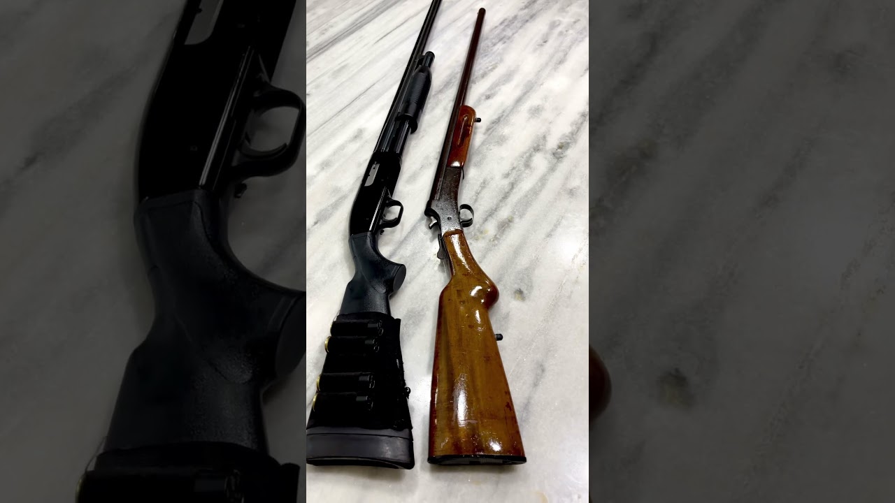 Espingardas calibre 12 antigas de ca&ccedil;a