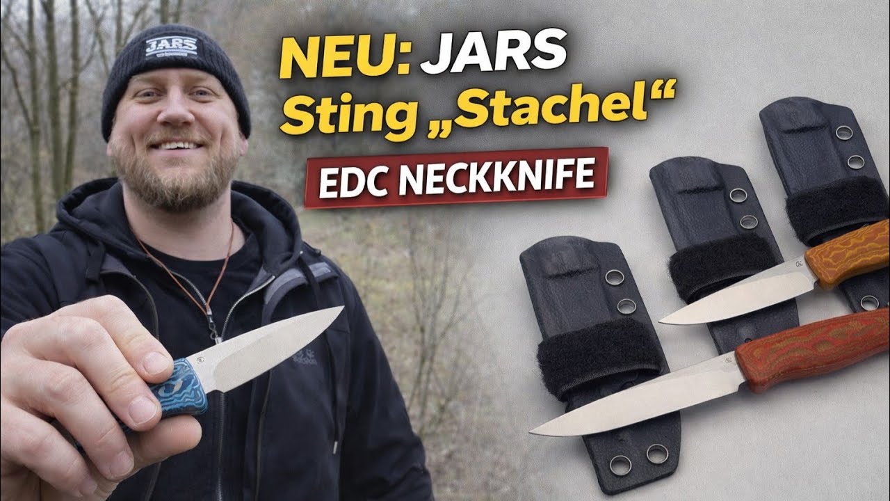 NEU von JARS: Sting „Stachel“ EDC – Erste Präsentation & alle Details! 🔥